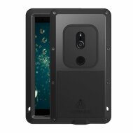 Гибридный чехол LOVE MEI для Sony Xperia XZ2 Compact (черный)