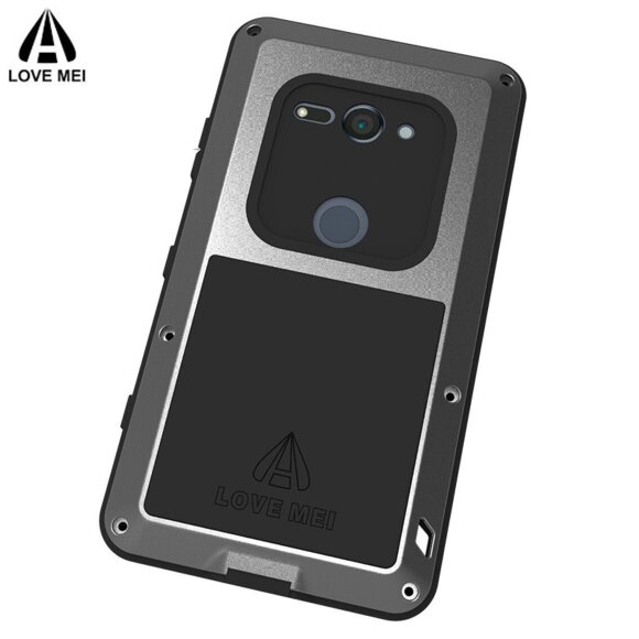 Гибридный чехол LOVE MEI для Sony Xperia XZ2 Compact (черный) Гибридный чехол LOVE MEI для Sony Xperia XZ2 Compact (черный)