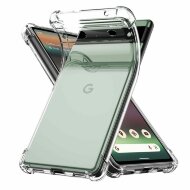 Силиконовый чехол с усиленными бортиками для Google Pixel 7a (прозрачный) Силиконовый чехол с усиленными бортиками для Google Pixel 7a (прозрачный)