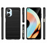 Чехол-накладка Carbon Fibre для Realme 10 (черный)