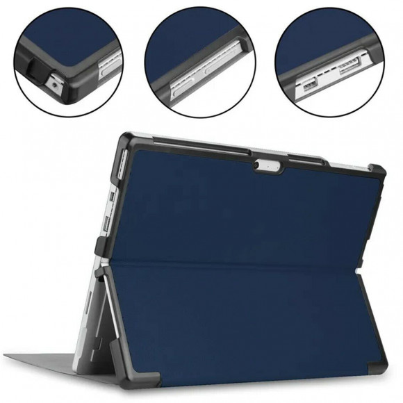 Чехол для Microsoft Surface Pro 4, 5, 6, 7 (темно-синий) Чехол для Microsoft Surface Pro 4, 5, 6, 7 (темно-синий)