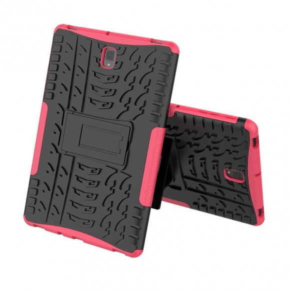 Чехол Hybrid Armor для Samsung Galaxy Tab S4 10.5 SM-T830 / SM-T835 (черный + розовый)