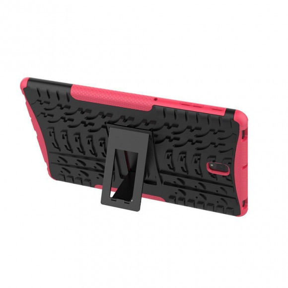 Чехол Hybrid Armor для Samsung Galaxy Tab S4 10.5 SM-T830 / SM-T835 (черный + розовый)
