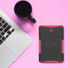 Чехол Hybrid Armor для Samsung Galaxy Tab S4 10.5 SM-T830 / SM-T835 (черный + розовый)