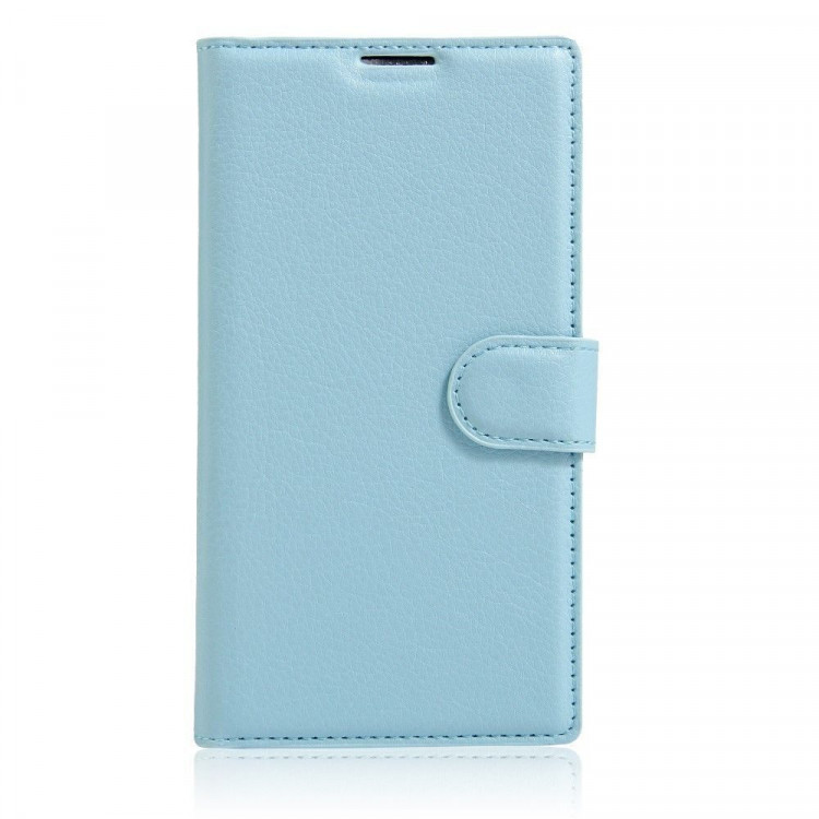 Чехол с визитницей для DOOGEE Y300 (голубой)