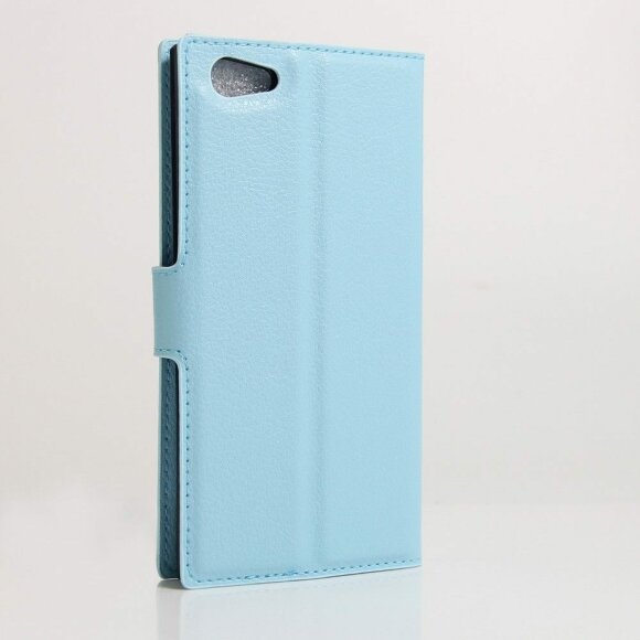 Чехол с визитницей для DOOGEE Y300 (голубой) Чехол с визитницей для DOOGEE Y300 (голубой)