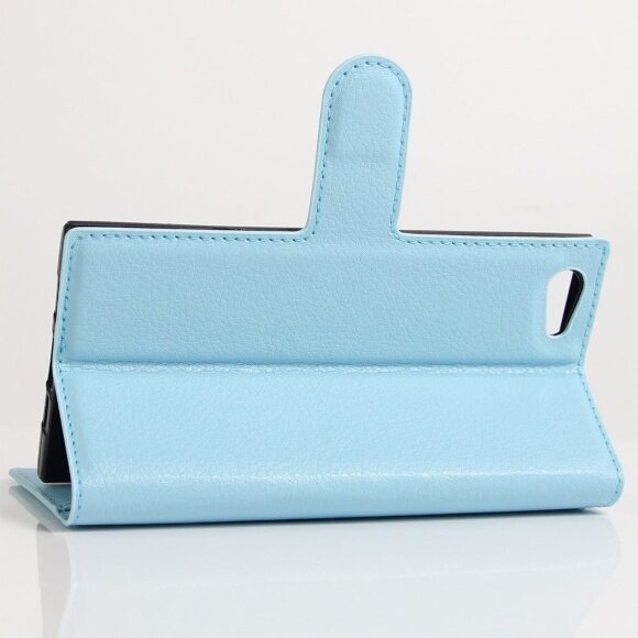 Чехол с визитницей для DOOGEE Y300 (голубой) Чехол с визитницей для DOOGEE Y300 (голубой)