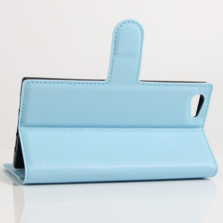 Чехол с визитницей для DOOGEE Y300 (голубой)