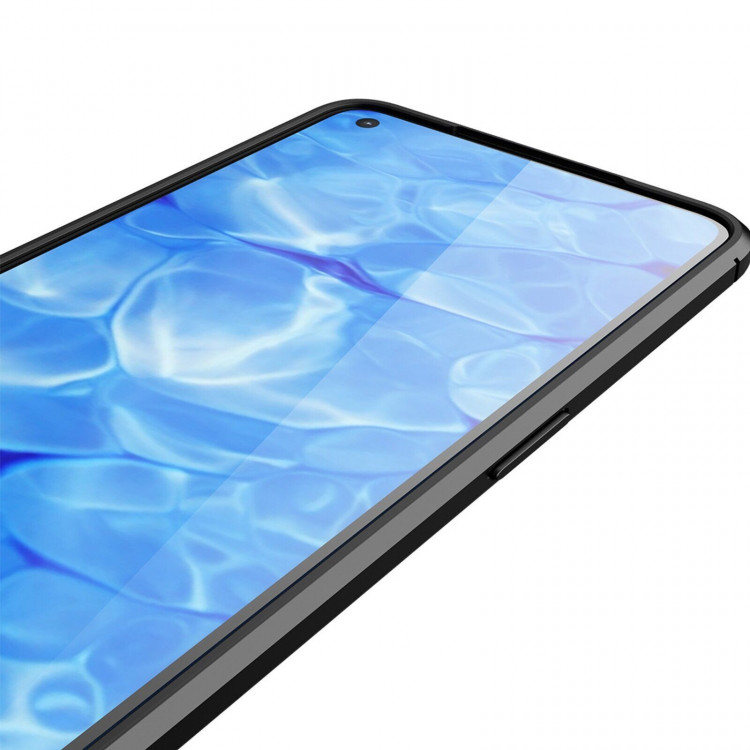 Чехол-накладка Litchi Grain для Realme 9 4G, Realme 9 Pro+ (черный)