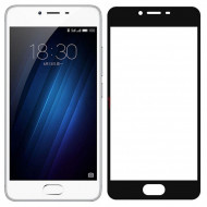Защитное стекло 3D для Meizu M5 (черный) Защитное стекло 3D для Meizu M5 (черный)