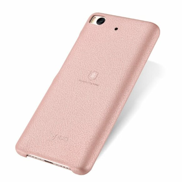 Кожаная накладка LENUO для Xiaomi Mi5S (розовый)