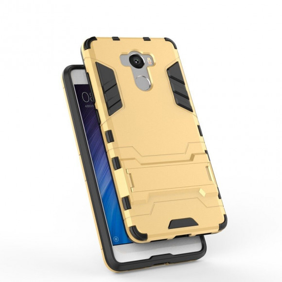 Чехол накладка Duty Armor для Xiaomi Redmi 4 / 4 Pro / 4 Prime (золотой)