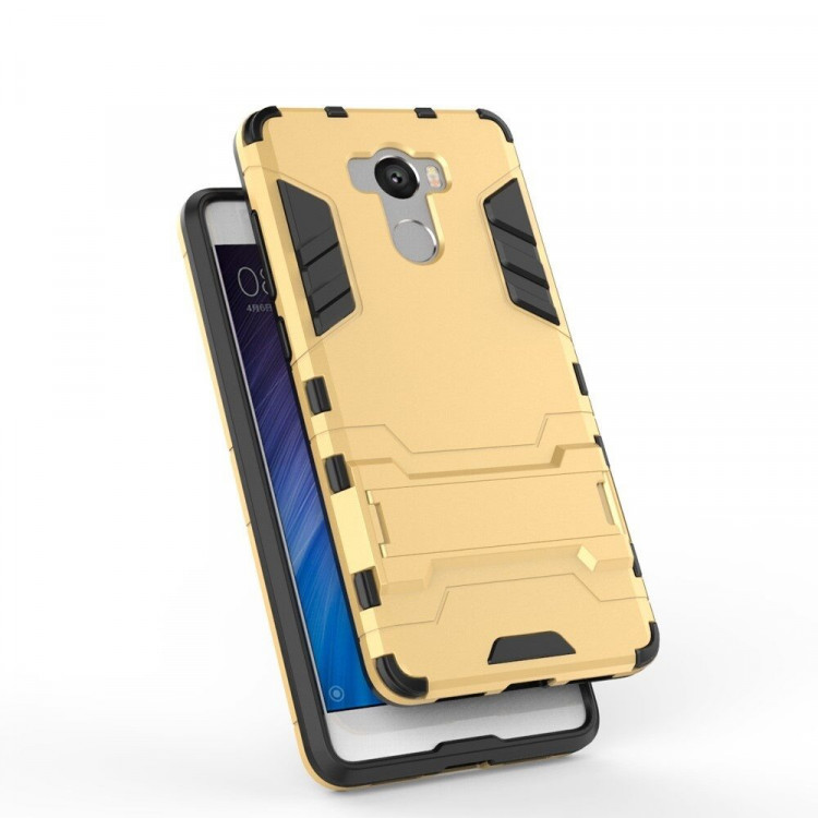 Чехол накладка Duty Armor для Xiaomi Redmi 4 / 4 Pro / 4 Prime (золотой)