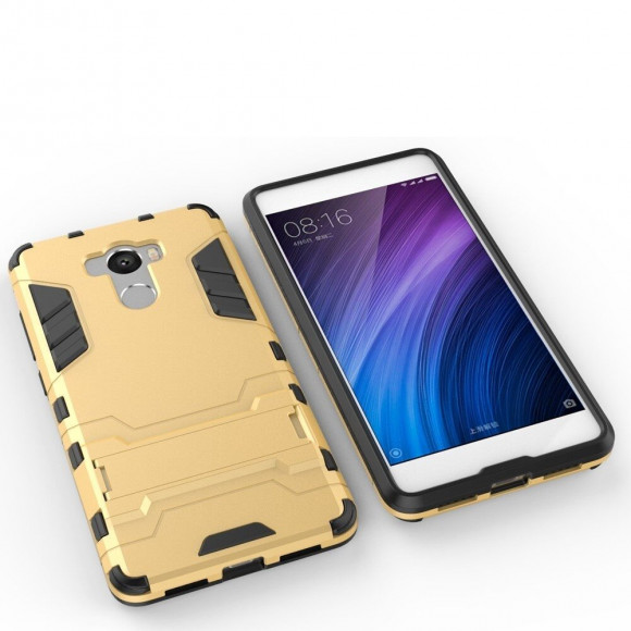 Чехол накладка Duty Armor для Xiaomi Redmi 4 / 4 Pro / 4 Prime (золотой)
