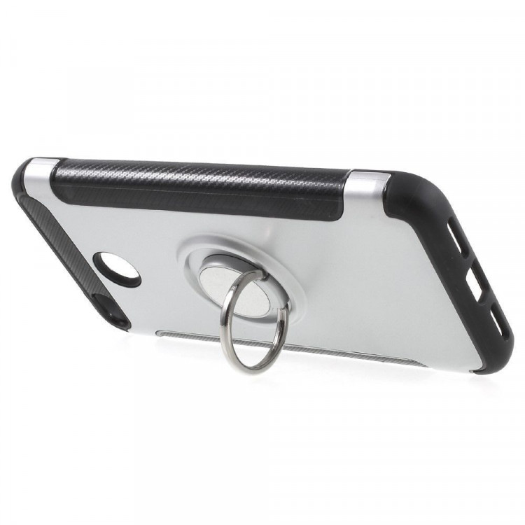 Чехол Hybrid Kickstand для Xiaomi Redmi 4X (серебряный)