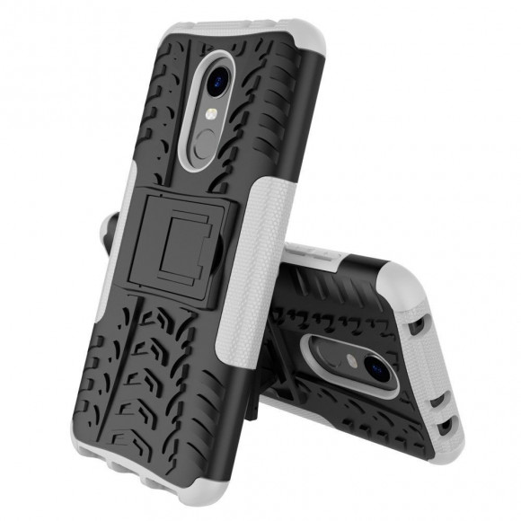 Чехол Hybrid Armor для Xiaomi Redmi 5 Plus (черный + белый)