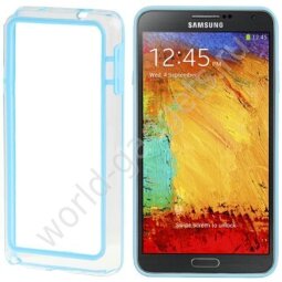 Бампер для Samsung Galaxy Note 3 / N9000 (голубой)