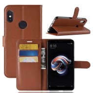 Чехол с визитницей для Xiaomi Redmi Note 5 / 5 Pro (коричневый) Чехол с визитницей для Xiaomi Redmi Note 5 / 5 Pro (коричневый)