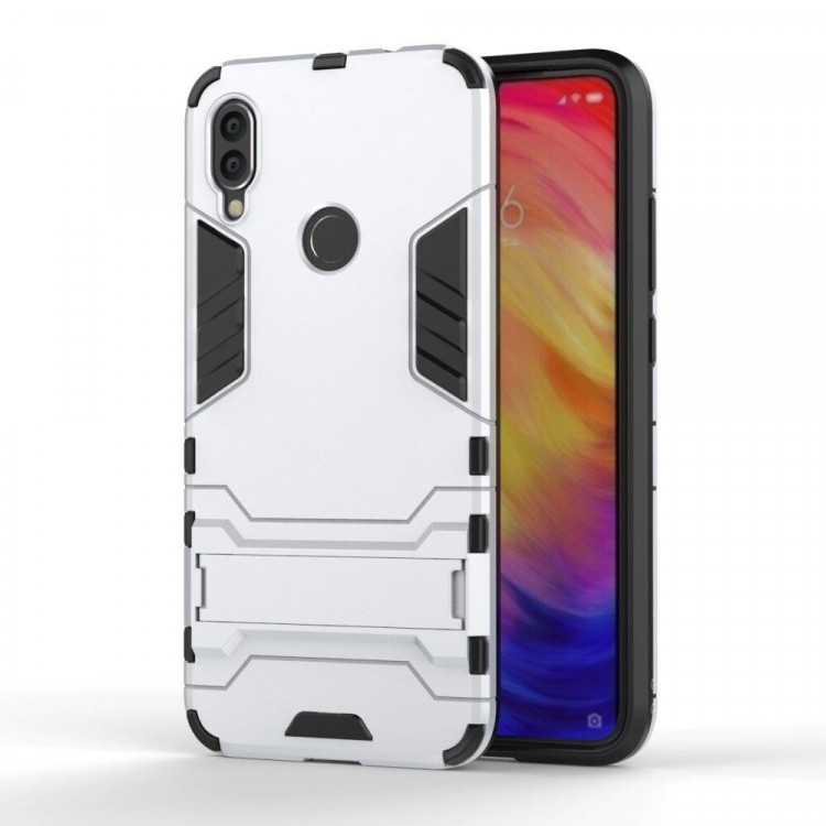 Чехол Duty Armor для Xiaomi Redmi Note 7 / Redmi Note 7 Pro (серебряный)