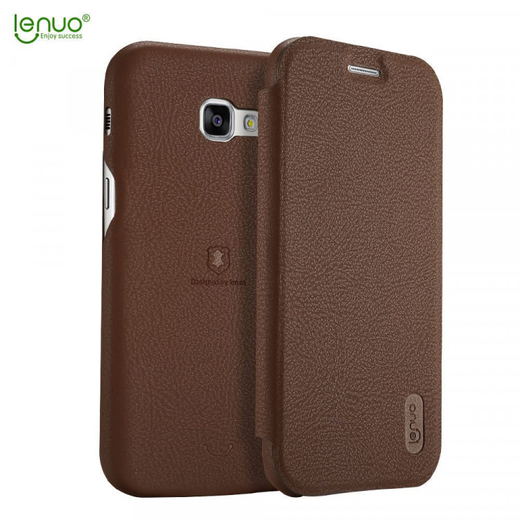 Чехол LENUO для Samsung Galaxy A5 (2017) SM-A520F (коричневый)