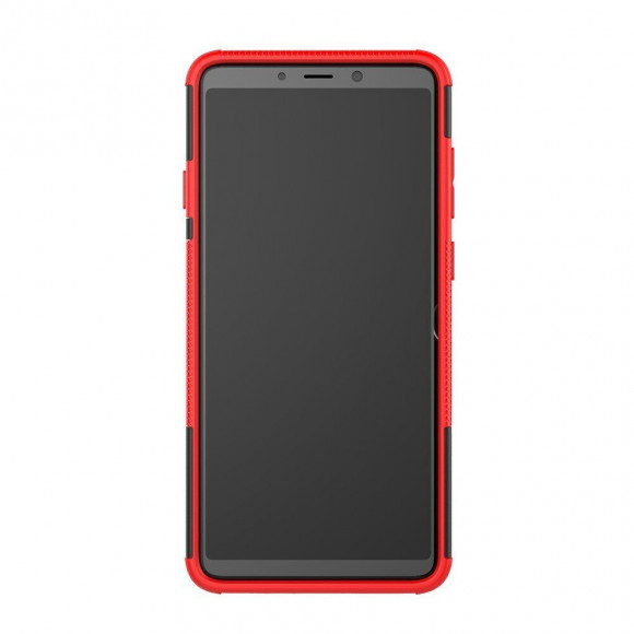 Чехол Hybrid Armor для Samsung Galaxy A9 (2018) (черный + красный) Чехол Hybrid Armor для Samsung Galaxy A9 (2018) (черный + красный)