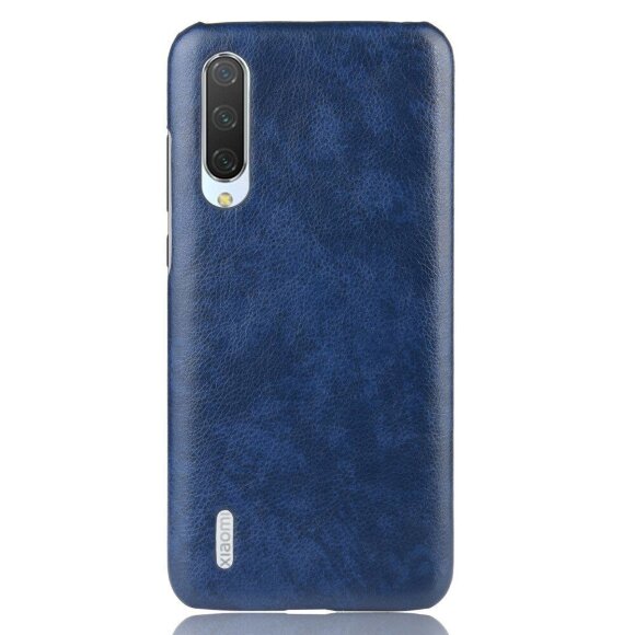 Кожаная накладка-чехол для Xiaomi Mi CC9 / Xiaomi Mi 9 Lite (синий) Кожаная накладка-чехол для Xiaomi Mi CC9 / Xiaomi Mi 9 Lite (синий)