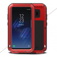 Гибридный чехол LOVE MEI для Samsung Galaxy S8+ (красный)