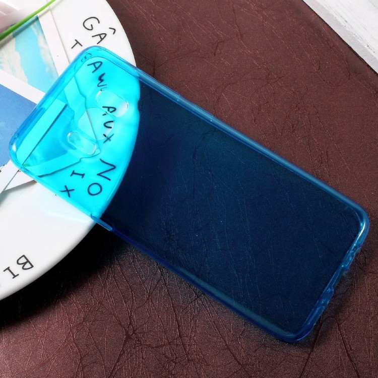 Силиконовый TPU чехол для Samsung Galaxy S8 (голубой)