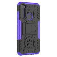 Чехол Hybrid Armor для Xiaomi Redmi Note 8T (черный + фиолетовый)