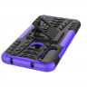 Чехол Hybrid Armor для Xiaomi Redmi Note 8T (черный + фиолетовый)