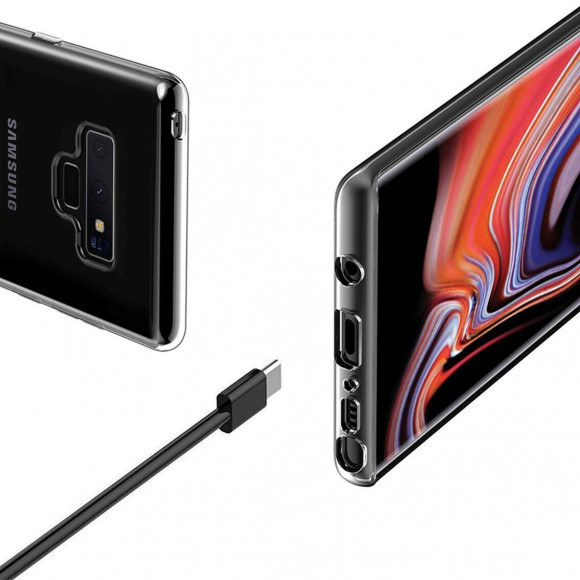 Силиконовый TPU чехол для Samsung Galaxy Note 9 Силиконовый TPU чехол для Samsung Galaxy Note 9