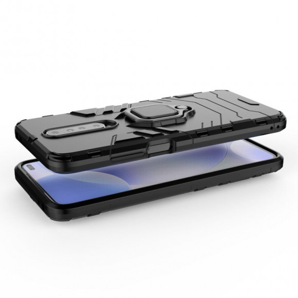 Чехол Armor Ring Holder для Xiaomi Redmi K30 (черный) Чехол Armor Ring Holder для Xiaomi Redmi K30 (черный)