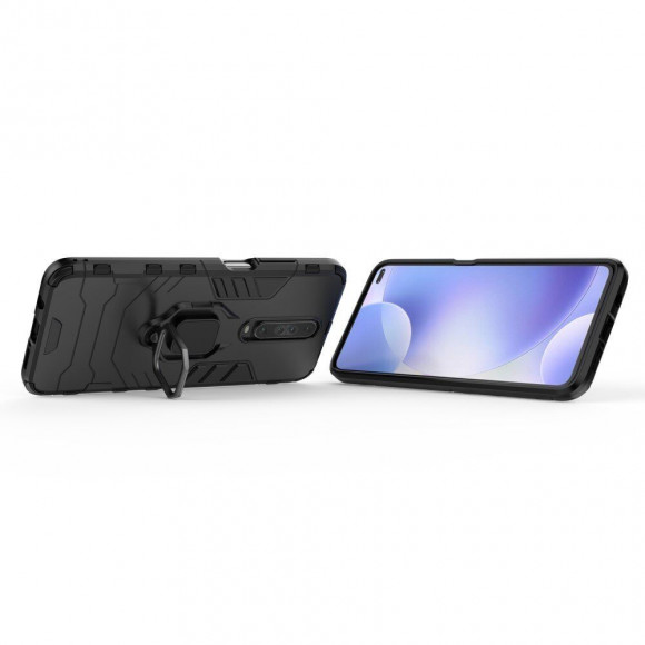 Чехол Armor Ring Holder для Xiaomi Redmi K30 (черный) Чехол Armor Ring Holder для Xiaomi Redmi K30 (черный)