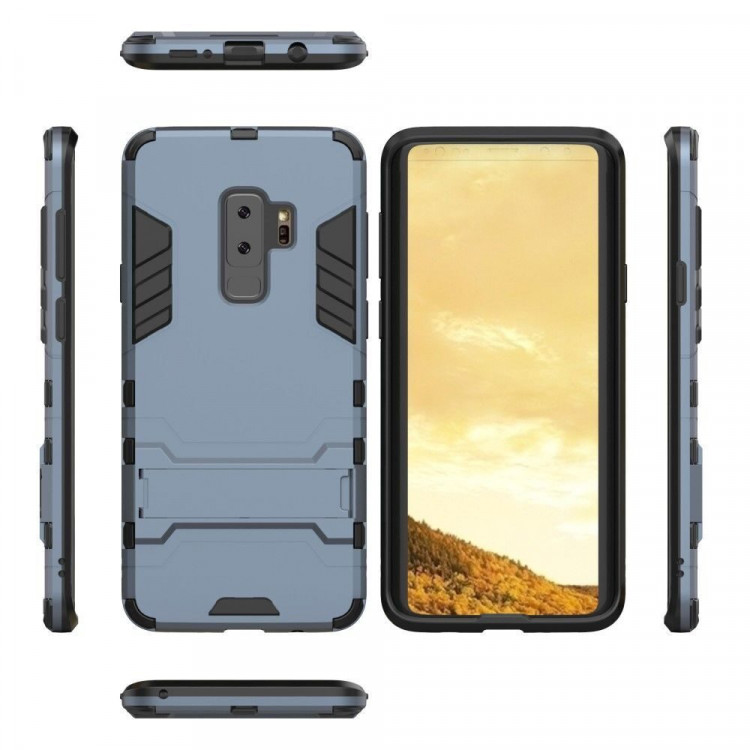 Чехол Duty Armor для Samsung Galaxy S9+ (темно-синий)