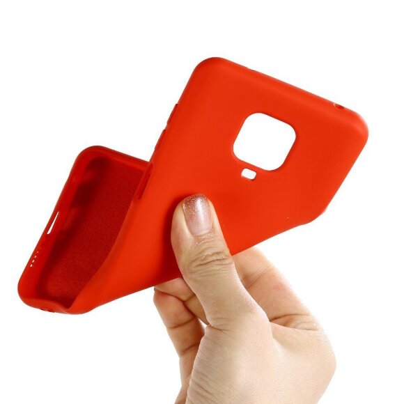 Силиконовый чехол Mobile Shell для Redmi Note 9S / Note 9 Pro / Note 9 Pro Max (красный)