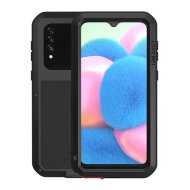 Гибридный чехол LOVE MEI для Samsung Galaxy A30s (черный)