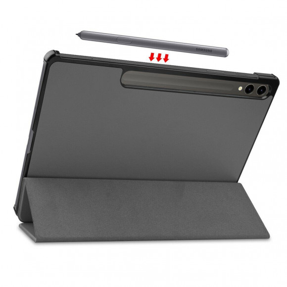 Планшетный чехол для Samsung Galaxy Tab S9 FE+ (Plus) (серый) Планшетный чехол для Samsung Galaxy Tab S9 FE+ (Plus) (серый)