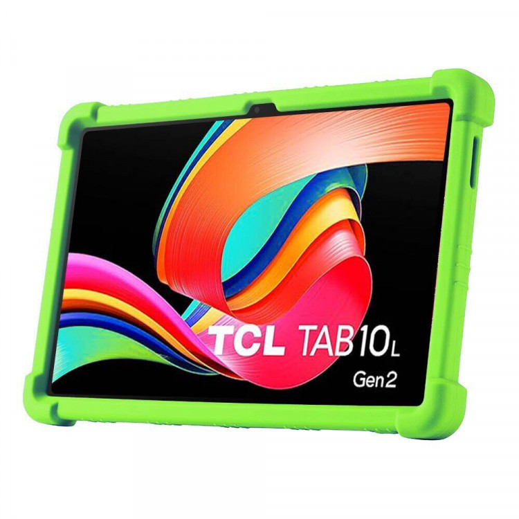 Силиконовый чехол для TCL TAB 10 Gen 2, 8496G, 8196G (зеленый)