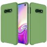 Силиконовый чехол Mobile Shell для Samsung Galaxy S10e (темно-зеленый)