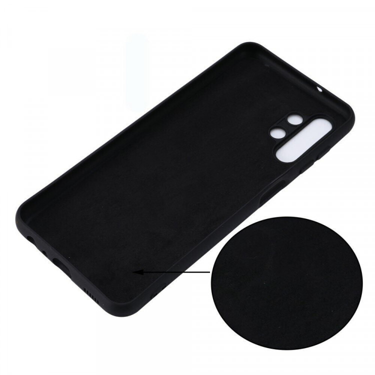 Силиконовый чехол Mobile Shell для Samsung Galaxy A13 4G (черный)