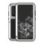 Гибридный чехол LOVE MEI для Samsung Galaxy S21 FE (серебряный)