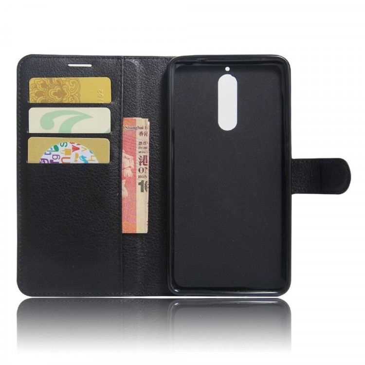 Чехол с визитницей для Huawei Mate 9 Pro (черный)