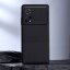 Чехол с текстурой нейлона для Xiaomi POCO M4 PRO 4G (черный)