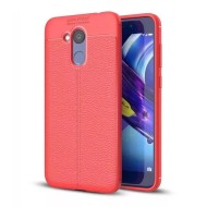 Чехол-накладка Litchi Grain для Huawei Honor 6C Pro / V9 Play (красный)