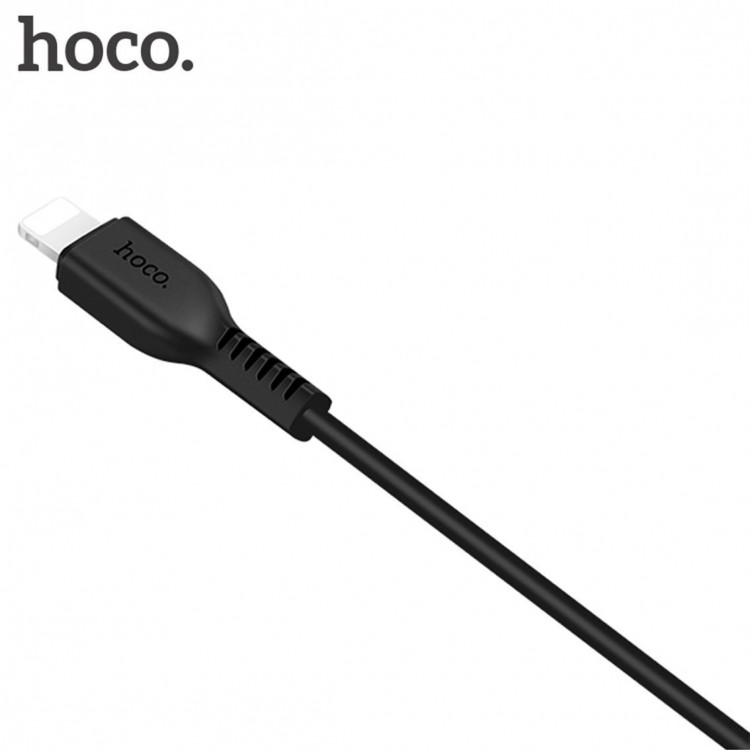 Кабель HOCO Lightning для iPhone / iPad / iPad mini / iPod Touch - 1м. (черный)