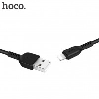 Кабель HOCO Lightning для iPhone / iPad / iPad mini / iPod Touch - 1м. (черный)