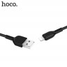 Кабель HOCO Lightning для iPhone / iPad / iPad mini / iPod Touch - 1м. (черный)