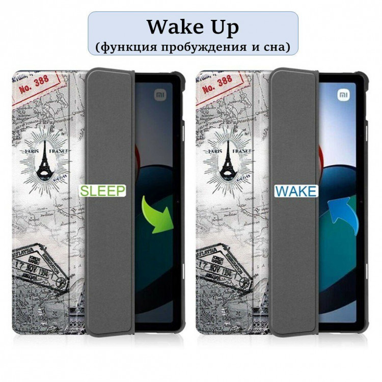 Чехол Smart Case для Xiaomi Redmi Pad, 10,61 дюйма (Vintage Tower)