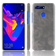 Кожаная накладка-чехол Litchi Texture для Huawei Honor View 20 (серый) Кожаная накладка-чехол Litchi Texture для Huawei Honor View 20 (серый)
