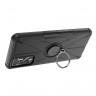 Чехол Armor Shockproof Ring Holder для Tecno Pova 2 (черный)